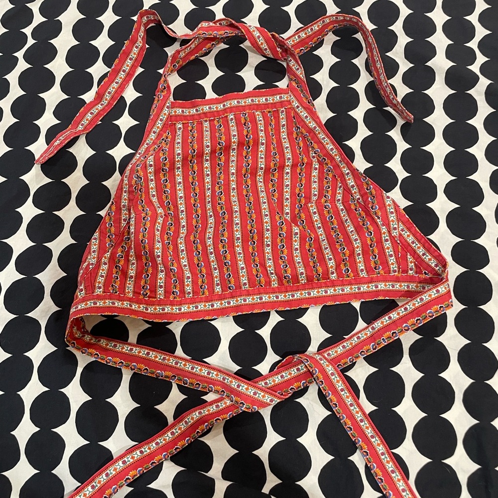 Urban Outfitters UO Brooke Apron Crossback Crop Top, Size Medium - Picture 3 of 9